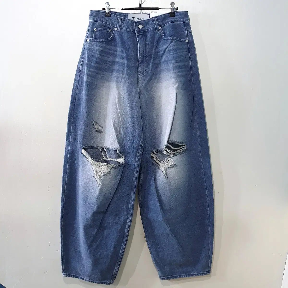 SS新作) バルーン オープンヴィンテージ ワイド デニムパンツ 655番 1color S XL