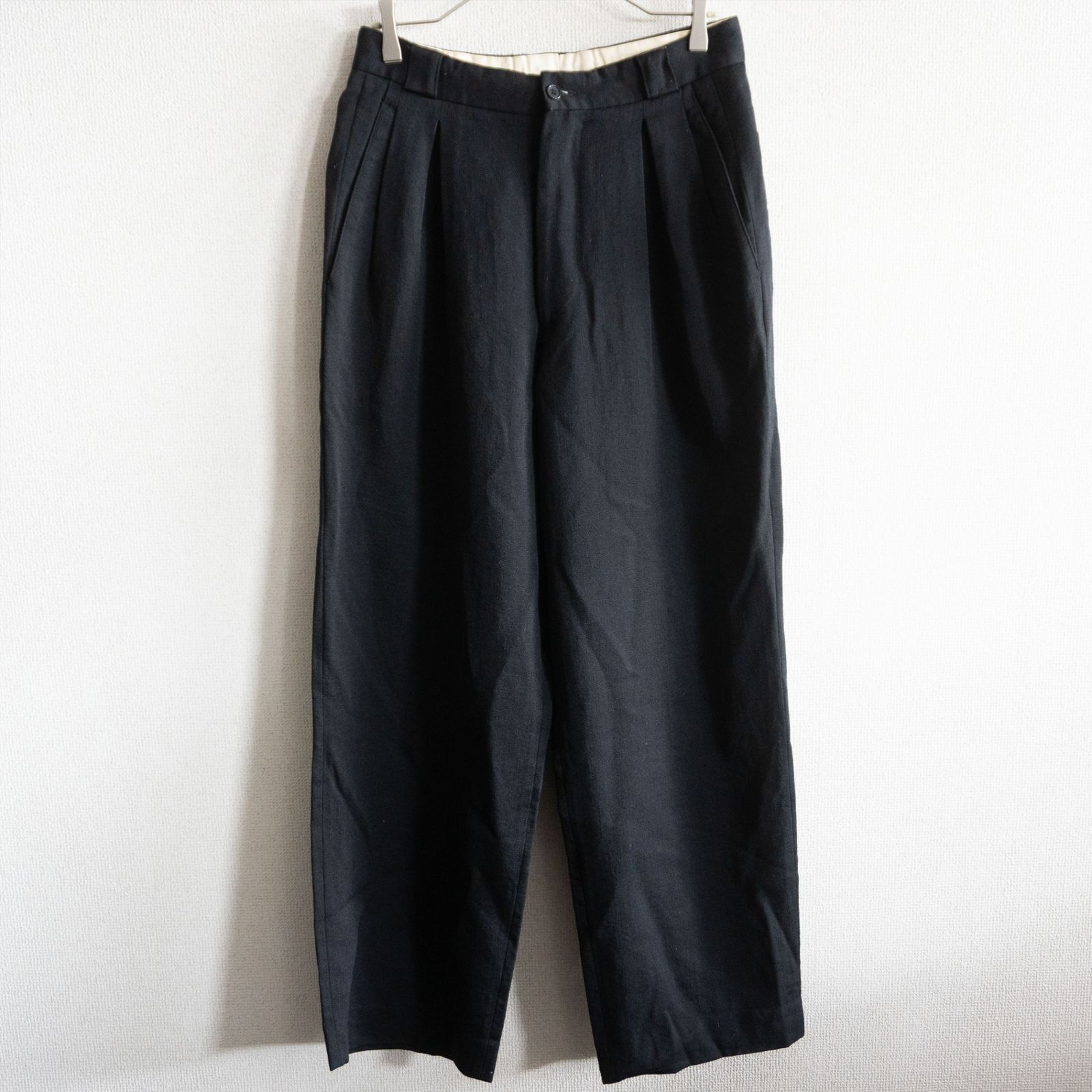 美品】GIORGIO ARMANI【90s 2タック ワイド スラックスパンツ 】31