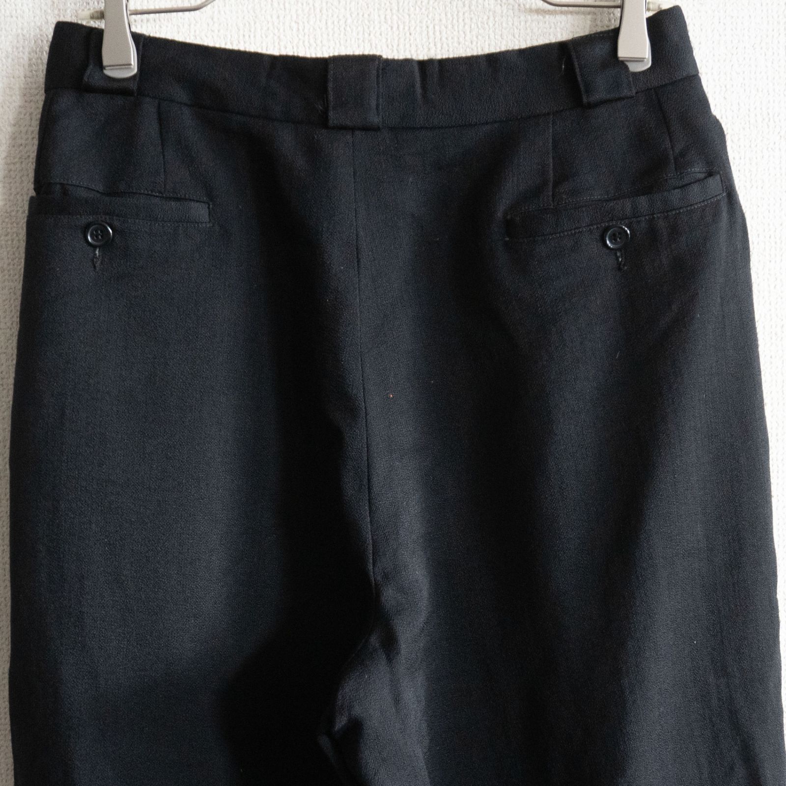 美品】GIORGIO ARMANI【90s 2タック ワイド スラックスパンツ 】31