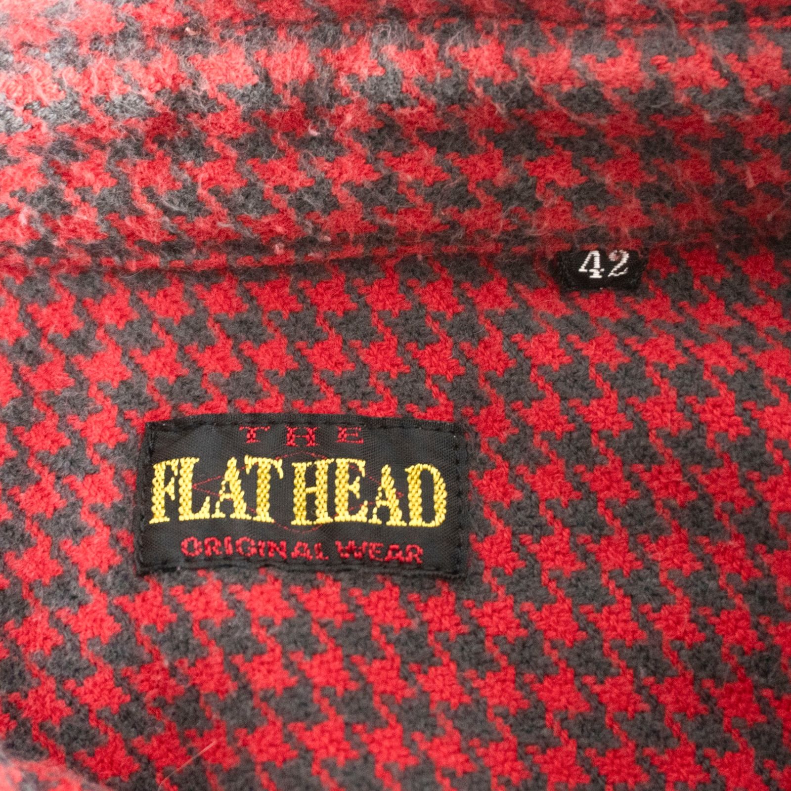 美品】THE FLAT HEAD【フランネル チェック シャツ】42 フラットヘッド