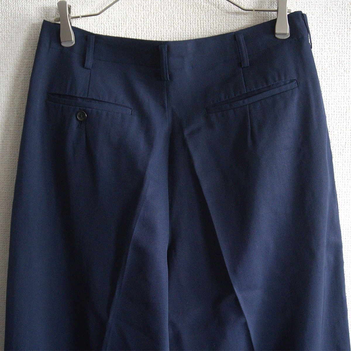 【美品】ワイズ フォーメン　ワイド スラックス　シワギャバ　2タック　90s 90S/アーカイブ】Y's for men【2タック ワイドテーパード スラックス