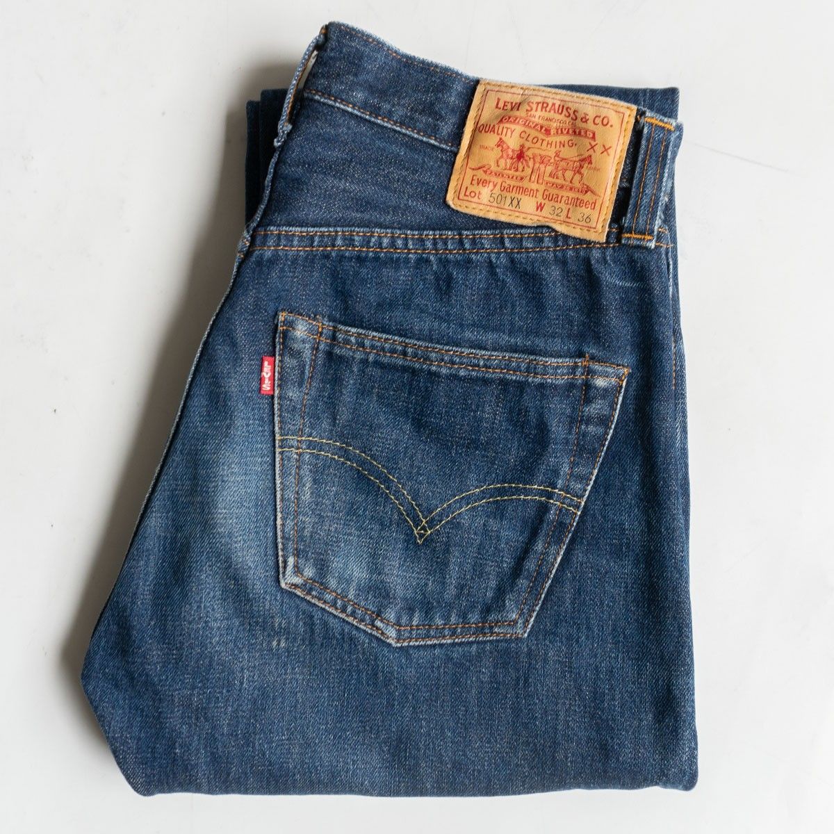 バレンシア製】 LEVI'S 【 47501 / 501XX ビッグE デニムパンツ 】32