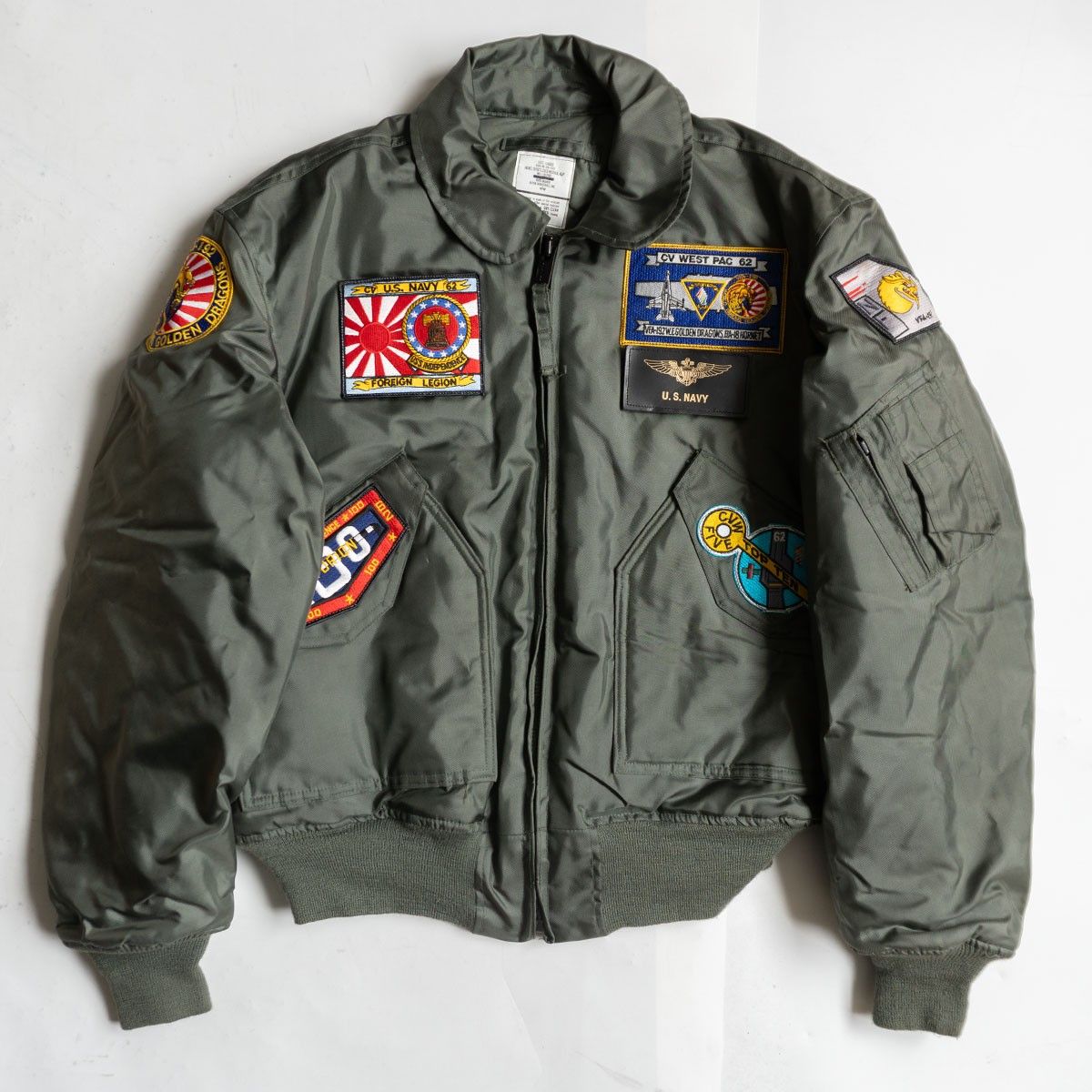美品】US ARMY USAF【90s CWU-45/P】L フライトジャケット ミリタリー