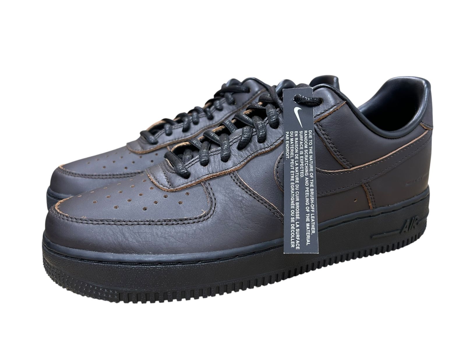 NIKE (ナイキ) AIR FORCE 1 07 PREMIUM エアフォースワン ローカットスニーカー IM8056-220 26.5cm US8.5 ブラウン メンズ/027