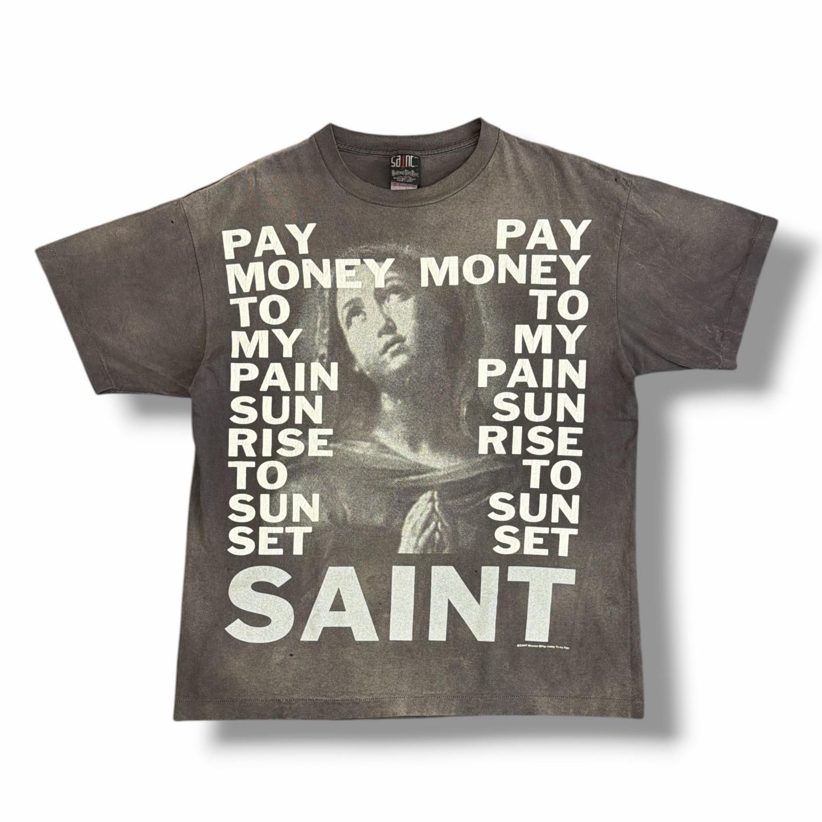 Pay money to my pain Stay RealツアーT M 未使用 SAINT MICHAEL × Pay money To my Pain SS TEE / STAY REAL 半袖T