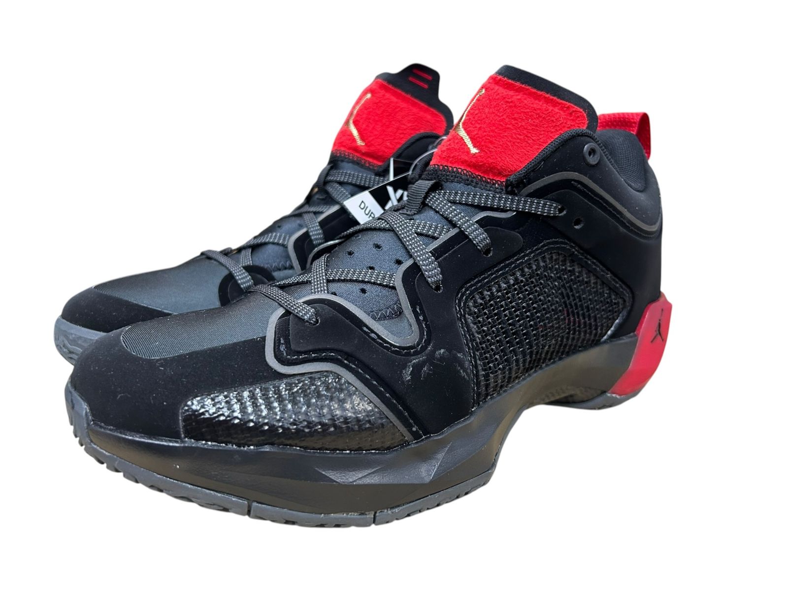 NIKE (ナイキ) AIR JORDAN XXXVII LOW PF エアジョーダン ローカットスニーカー DQ4123-007 27cm US9 ブラック×レッド メンズ/027
