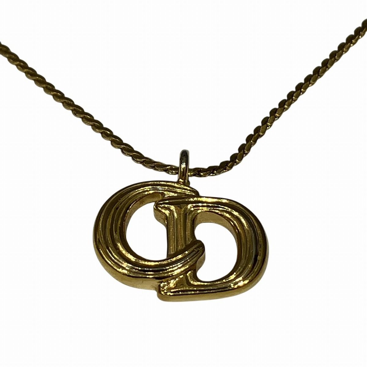 クリスチャンディオール Christian Dior ネックレス　アクセサリー 総重量約5.0g 約45.0cm GP