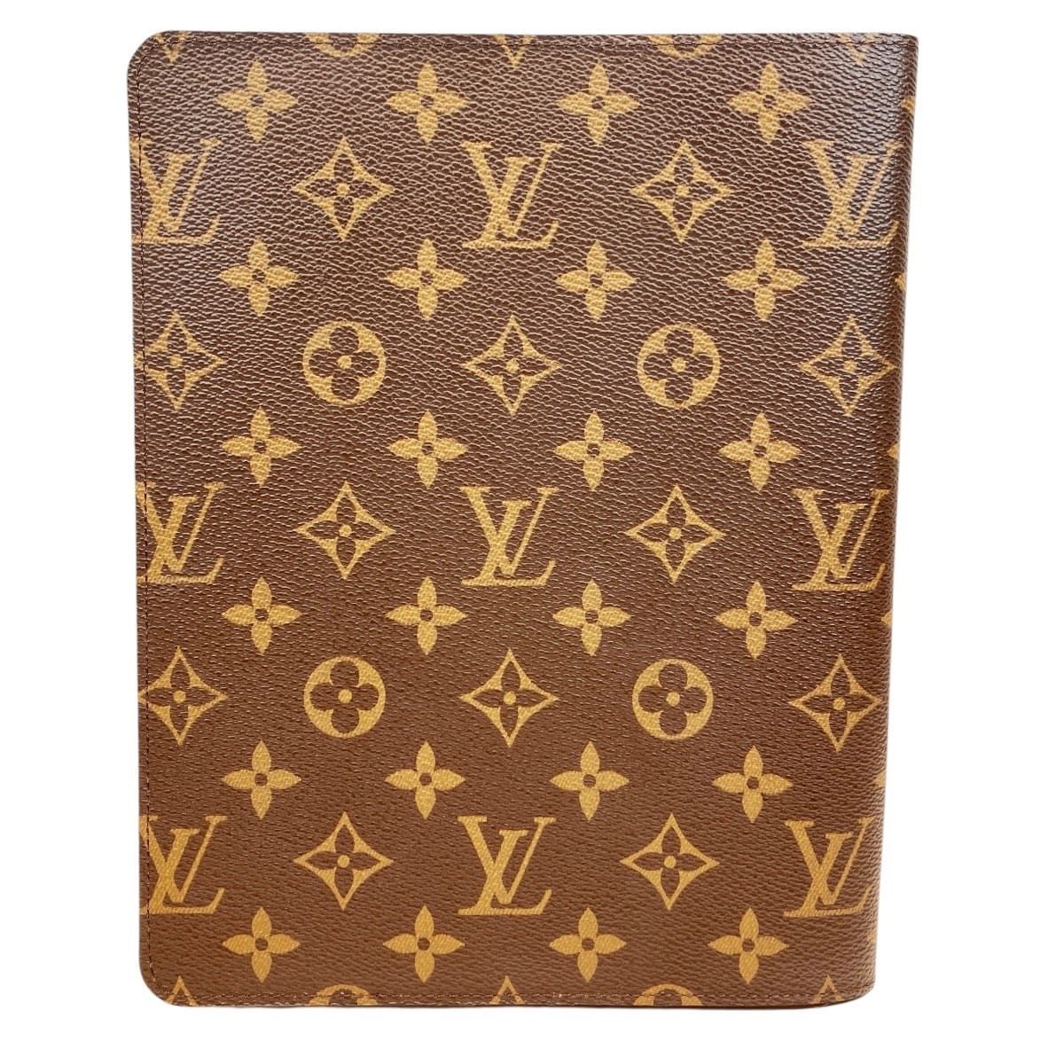 ルイ・ヴィトン LOUIS VUITTON アジェンダ・ビューロー モノグラム 手帳カバー トアル地 R20100 ユニセックス