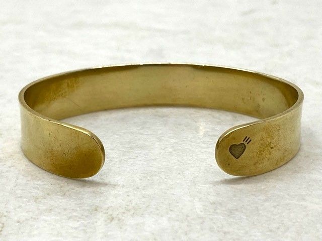 HUMAN MADE/ヒューマンメイド ロゴ刻印 バングル ブレスレット
