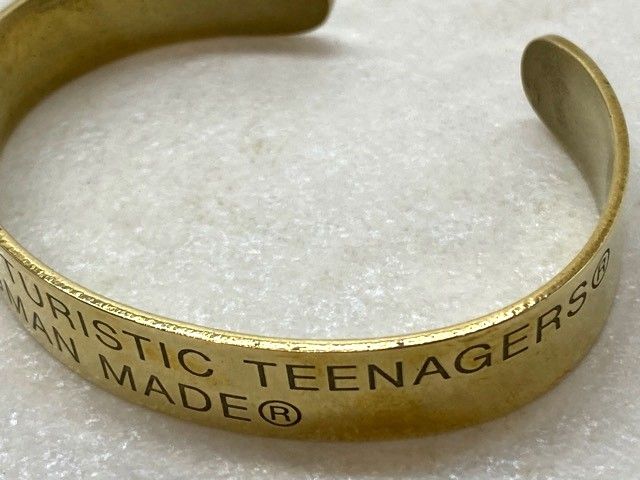 HUMAN MADE/ヒューマンメイド ロゴ刻印 バングル ブレスレット