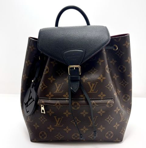 LOUIS VUITTON ルイ・ヴィトン バッグ モンスリNM PM モノグラム ﾊﾞｯｸﾞ M45515 リュック・デイパック PVC ブラウン レディース【中古】436