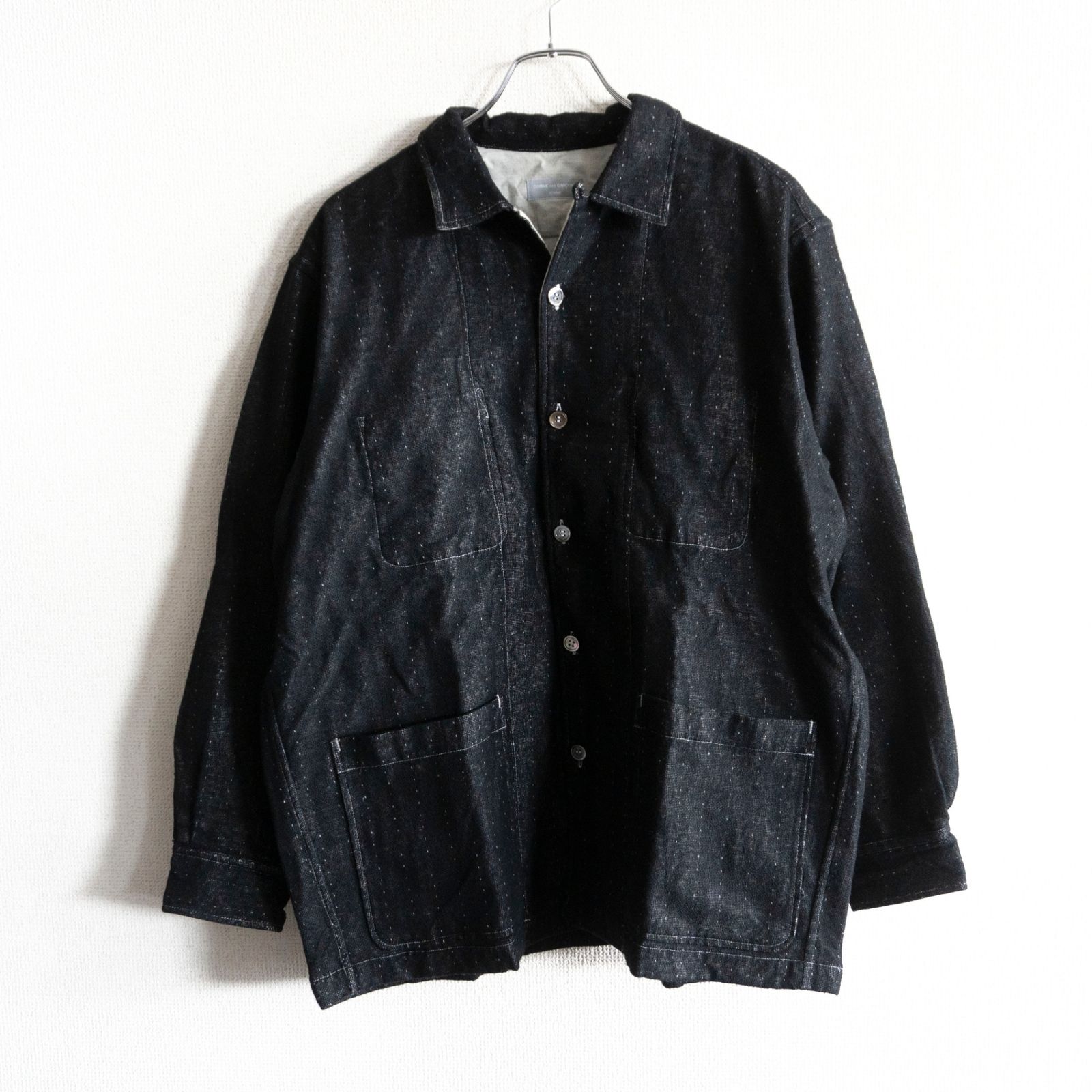 97AW コムデギャルソン 田中オム リバーシルカバーオール AD1997】COMME des GARCONS HOMME 【90s リバーシブル カバーオール
