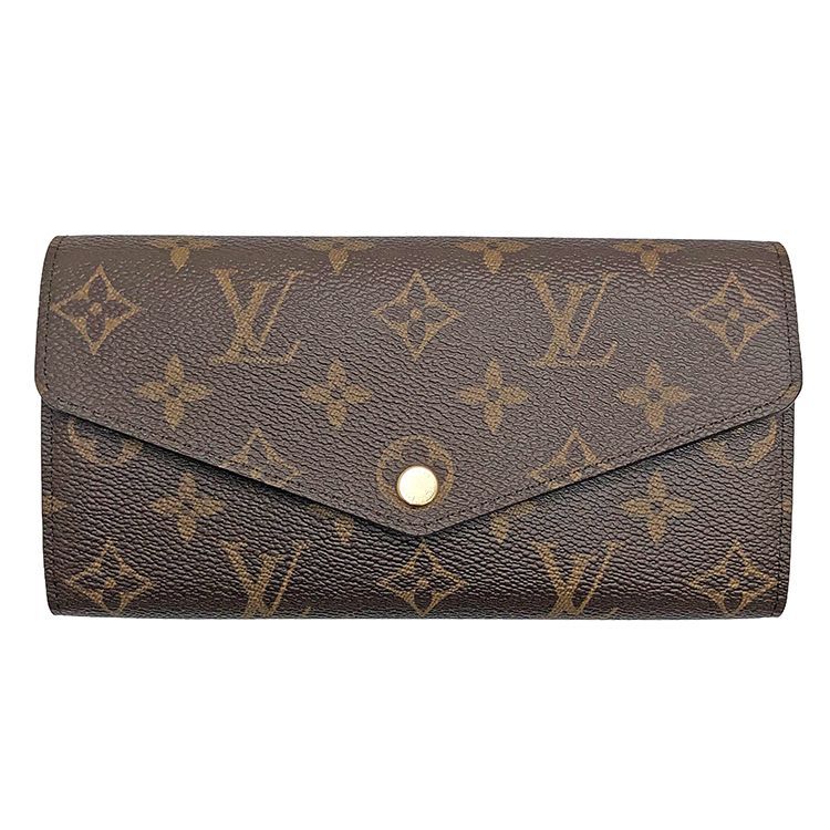 未使用品 LOUIS VUITTON ルイヴィトン モノグラム ポルトフォイユサラ M60531 長財布 ロングウォレット メンズ レディース グレインレザー モノグラム･キャンバス