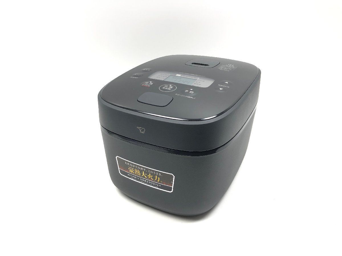 2025年製 象印 ZOJIRUSHI 豪熱大火力 IH炊飯器 炊飯ジャー 5.5合炊き 白米炊き分け3コース 黒まる厚釜 うるつや保温 NW-QA10 ブラック Y06142MA