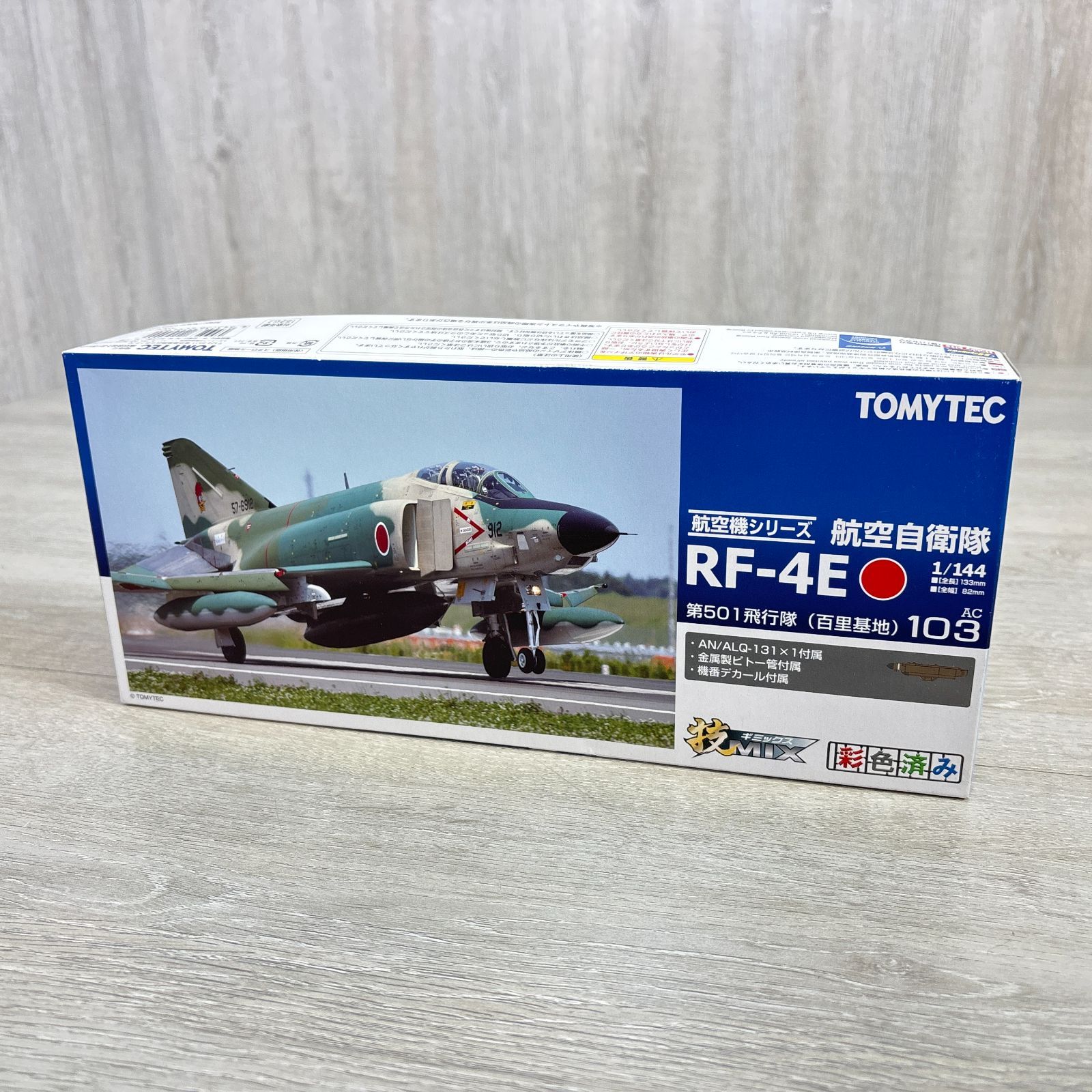 TOMYTECトミーテック 技MIX シリーズ AC103 航空自衛隊RF-4E第501飛行隊 百里基地 1/144スケール プラモデル