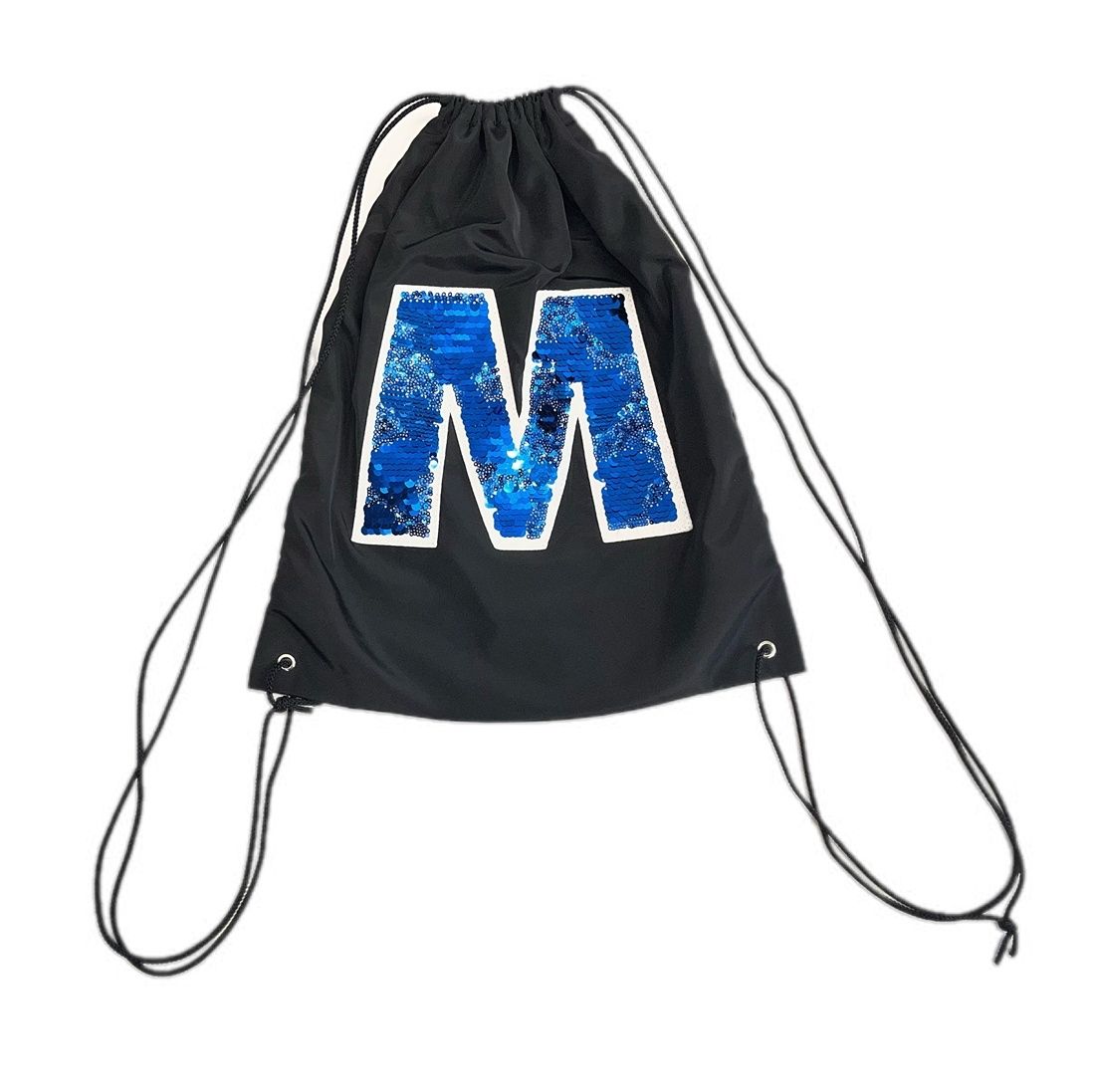 マルニ MARNI KIDS ＆JUNIOR ナップサックリュック 黒 スパンコール M バッグ レディースバッグ バックパック・リュック ブラック 101bag-258