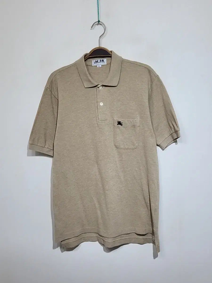 (M) バーバリー 半袖 カラーTシャツ ポケット PK ポロ Tシャツ 日本版
