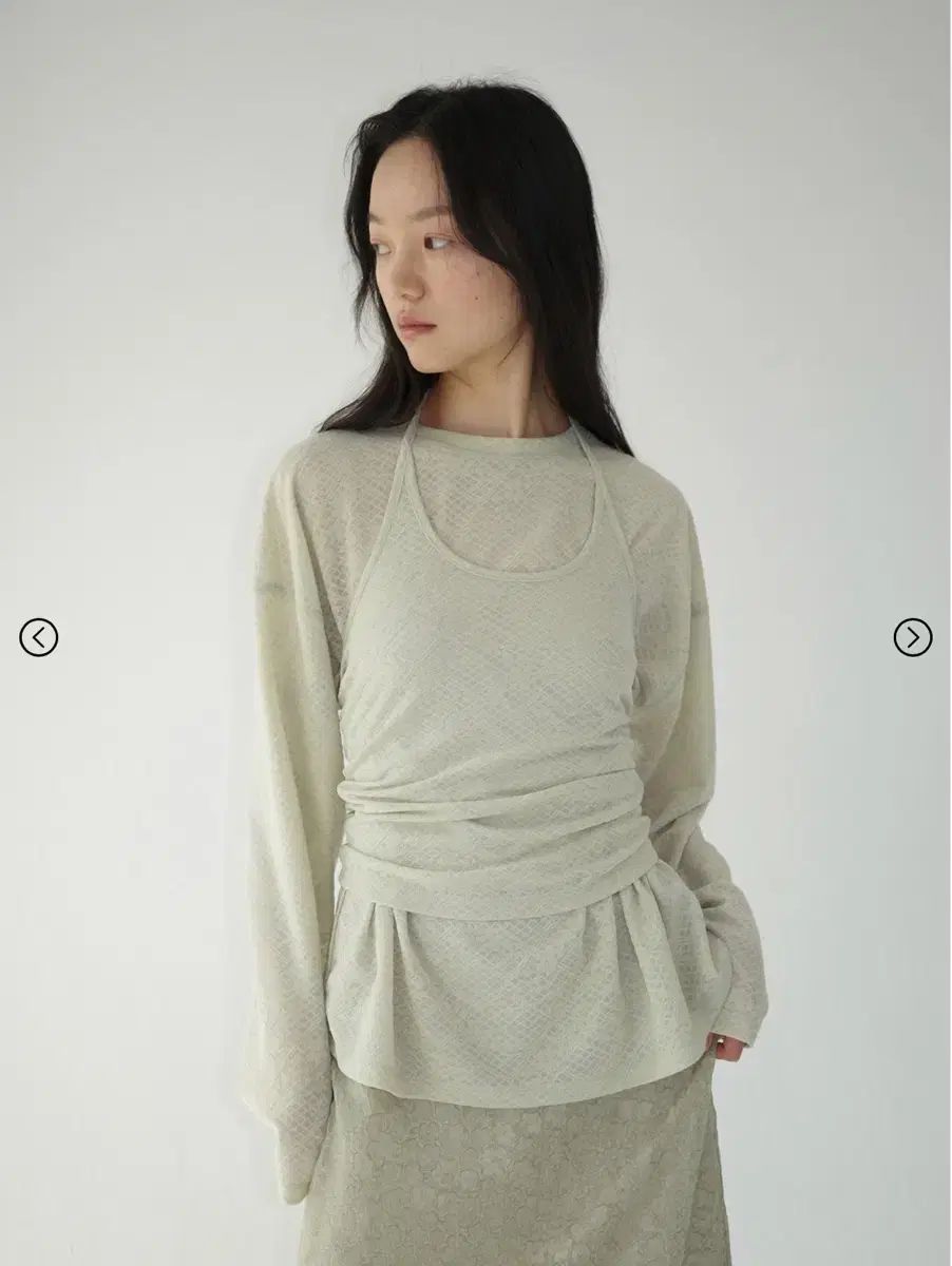 hwi ホイ レース トップス セット (ジェイド)