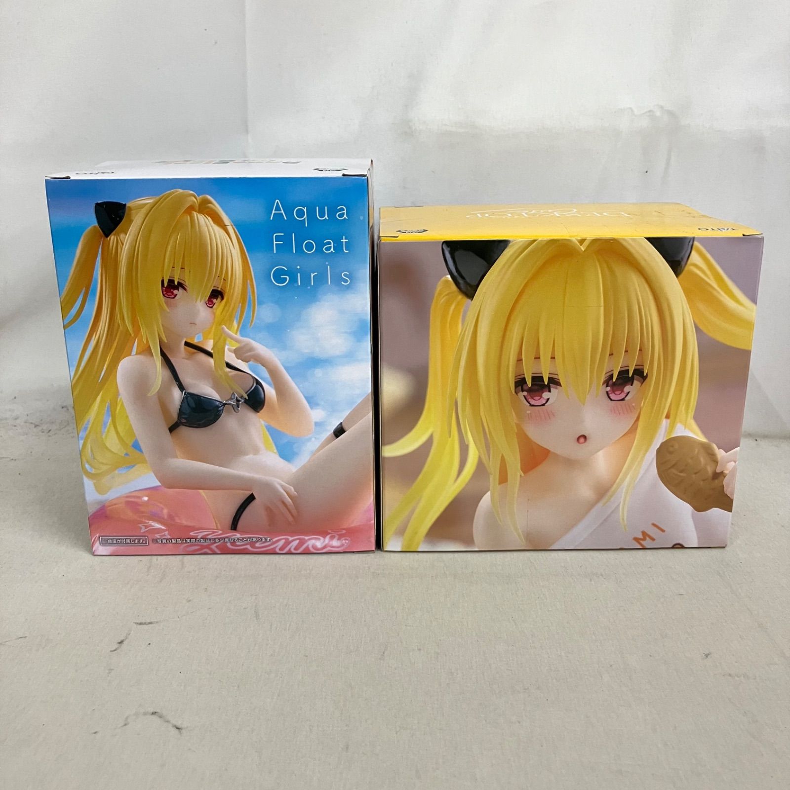 未開封 To LOVEる Aqua Float Girls 他 金色の闇 フィギュア 4個セット