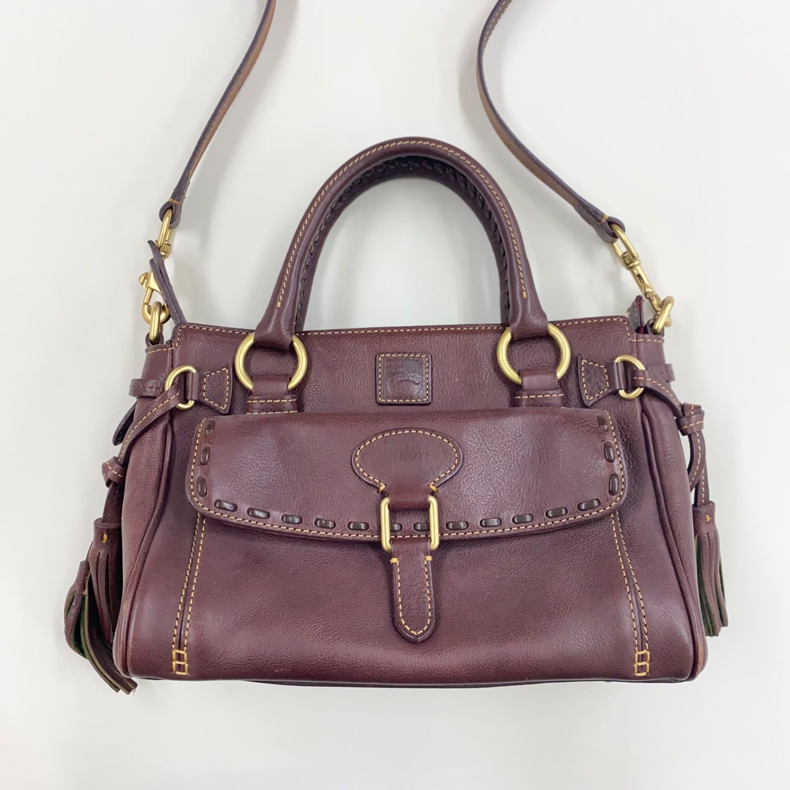 m5718 ドゥーニーアンドバーク DOONEY&BOURKE レザー 2WAY ハンドバッグ