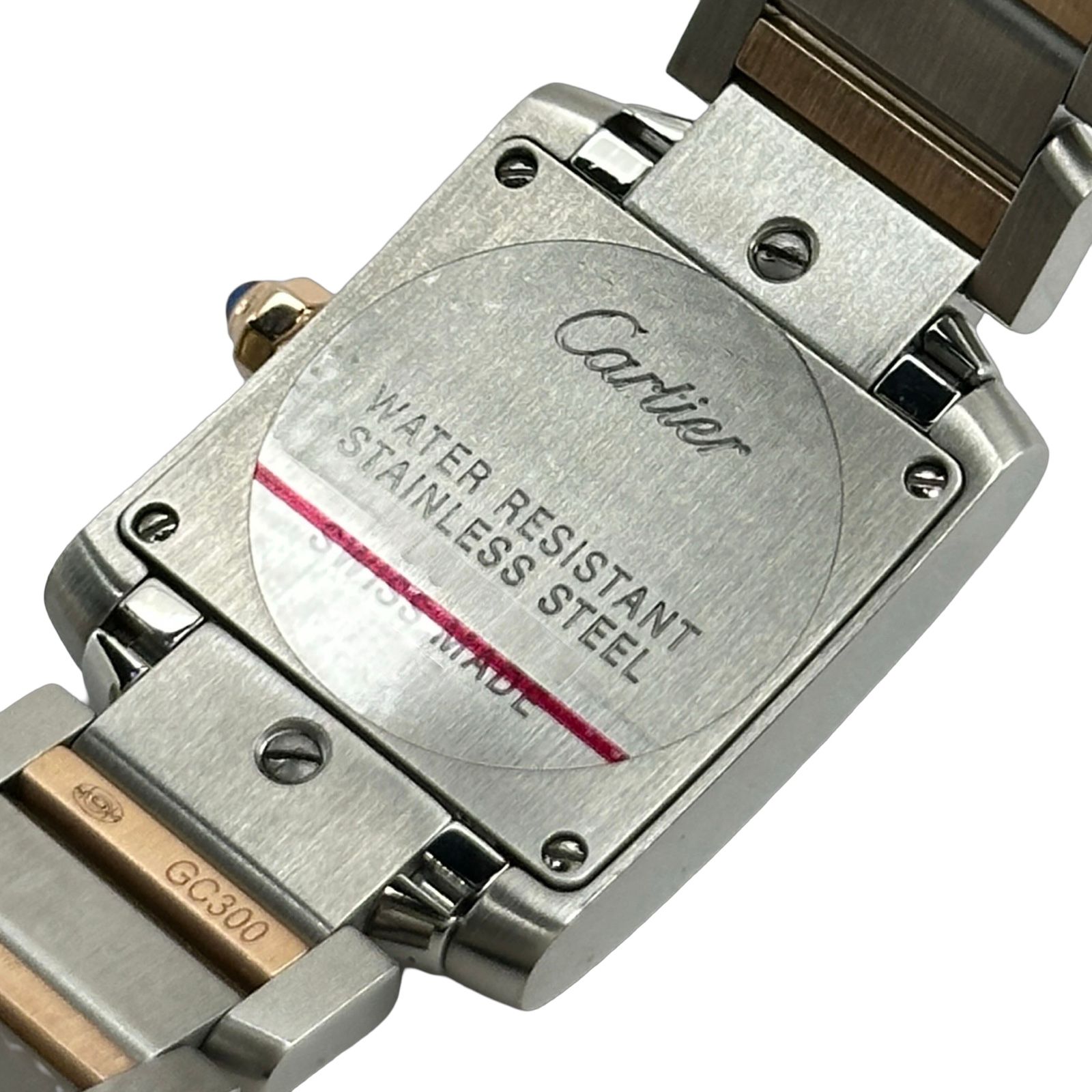 カルティエ Cartier タンクフランセーズSM WE110004 シルバー ピンク