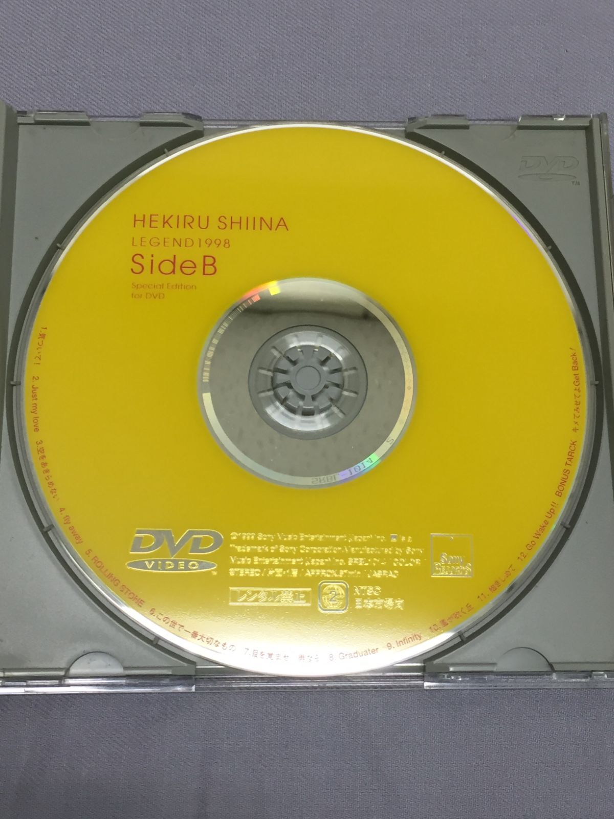カメ】椎名へきる LEGEND1998 Side B Special Edition for DVD 810