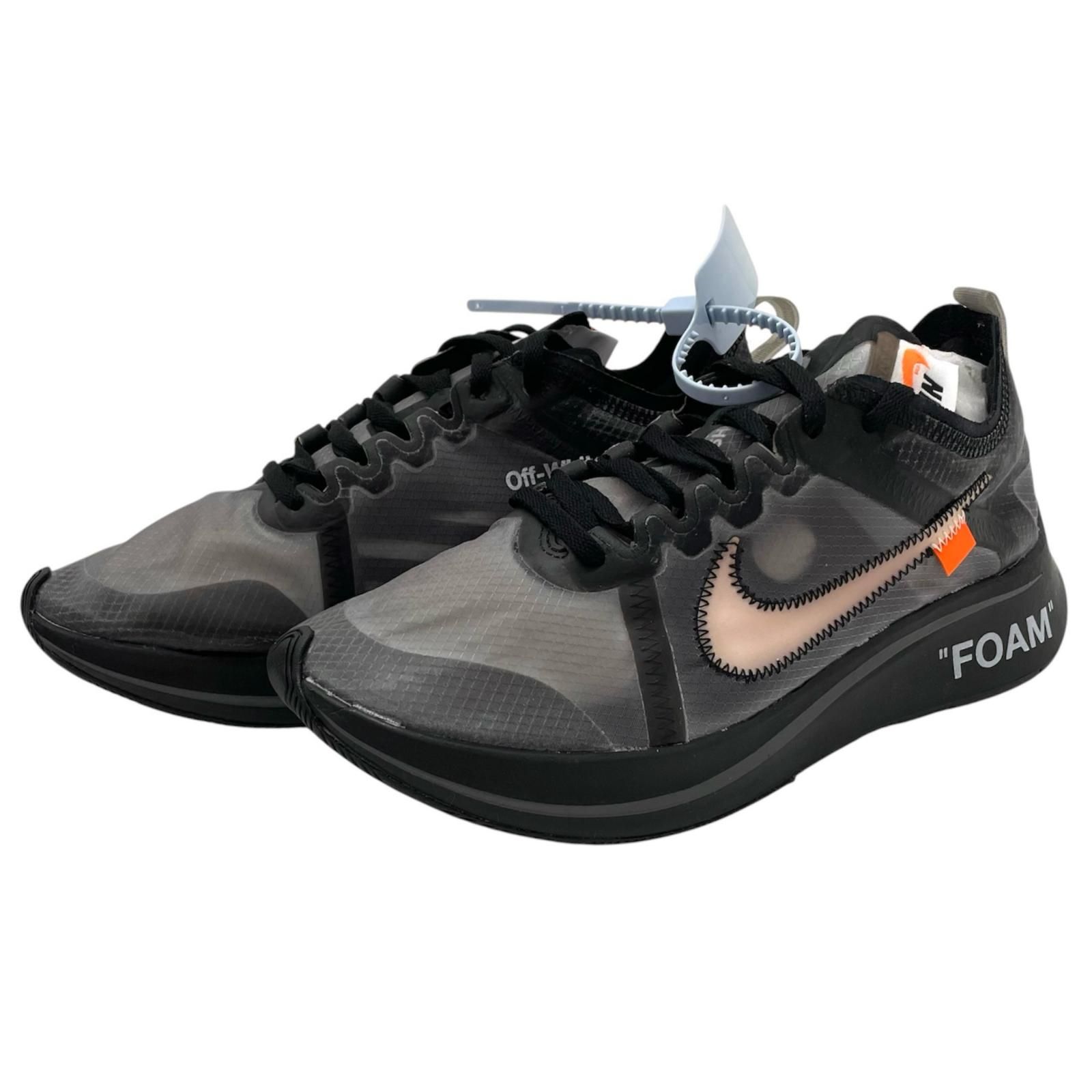 【中古】NIKE×Off-White | ナイキ×オフホワイト Zoom Fly 'Black'/ズームフライ 
