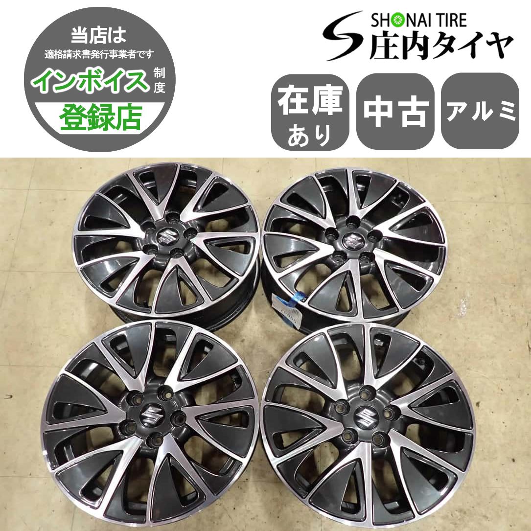 4本SET 会社宛 送料無料 17×6.5J スズキ SX4 S-CROSS 純正 アルミ ホイール 5穴 PCD 114.3mm +50 ハブ径60mm 店頭交換OK 特価！ NO,I5855