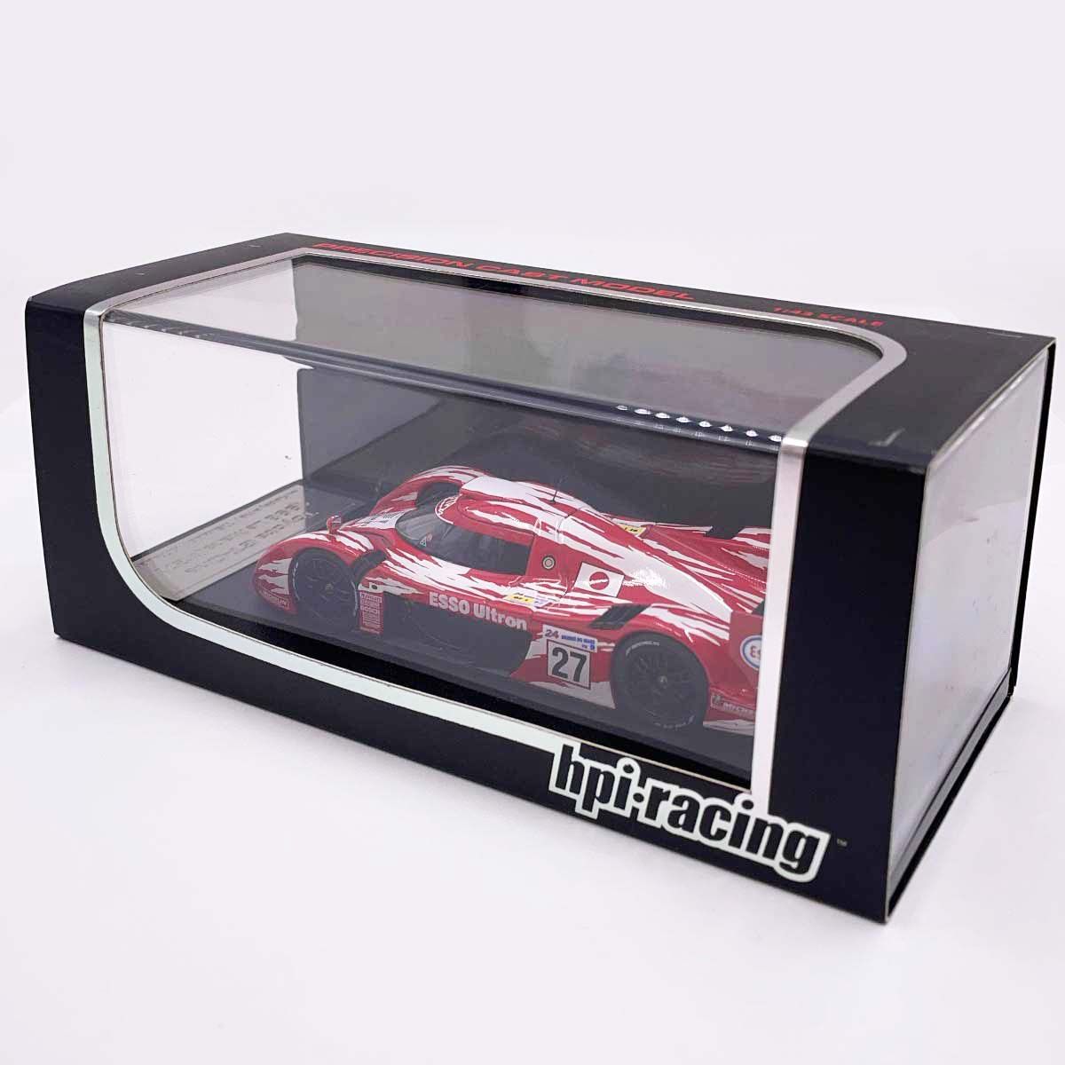 hpi-racing 1/43 トヨタ GT-One(#27) 1998 ルマン レッド/ホワイト 8141 ミニカー