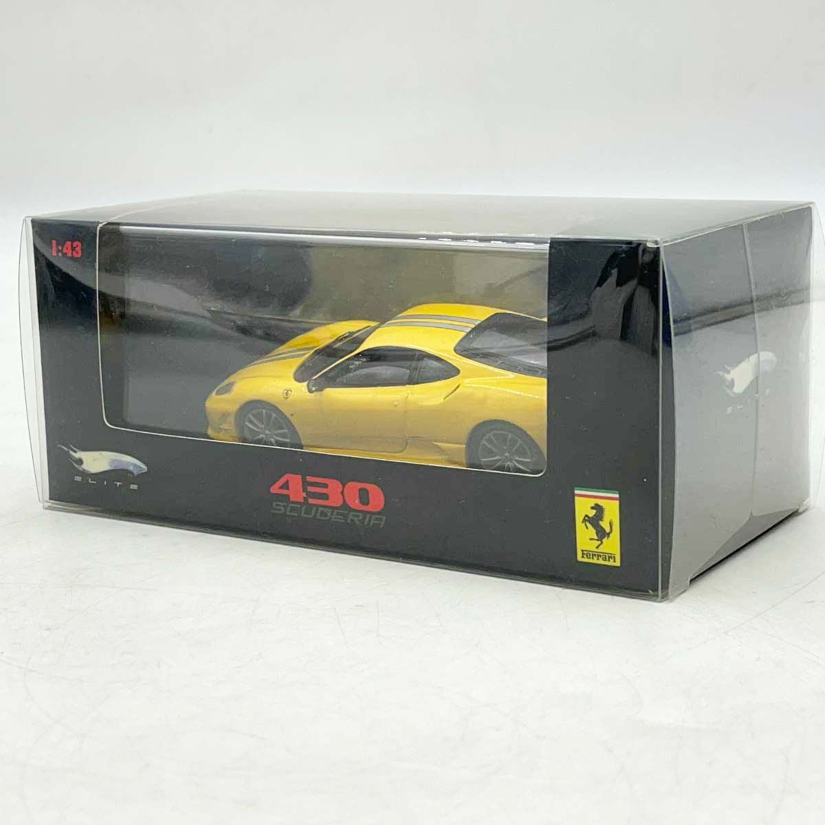 マテル Mattel 1/43 フェラーリ 430 スクーデリア イエロー ミニカー ホットウィール・エリートシリーズ
