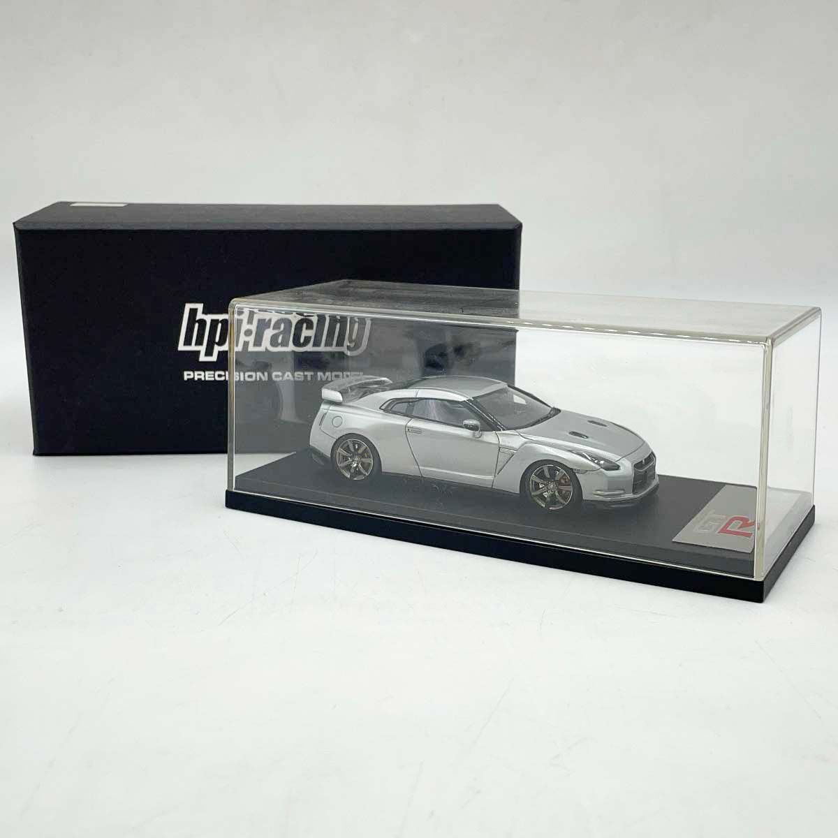 hpi-racing 1/43 日産 R35 GT-R ニッサン シルバー 8404 ミニカー