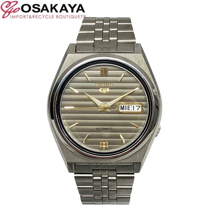【箱付き美品/稼働品】セイコー5 自動巻き デイデイト 7S26-8760 美品】【希少】SEIKO セイコー 5 ファイブ デイデイト 腕時計 自動巻き