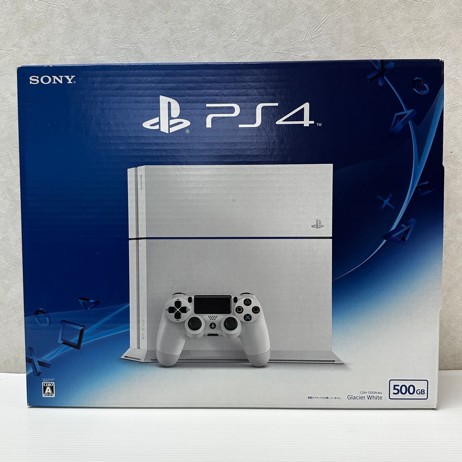 PlayStation 4 グレイシャーホワイト 500GB CUH-1200AB02 中古品 ※商品