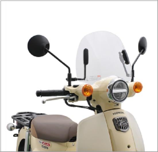 旭風防(AF ASAHI) ショートバイザー スーパーカブ50(2BH-AA09)/スーパーカブ110(2BJ-JA44)(8BJ-JA59) CUB-F8ts ab7125a7