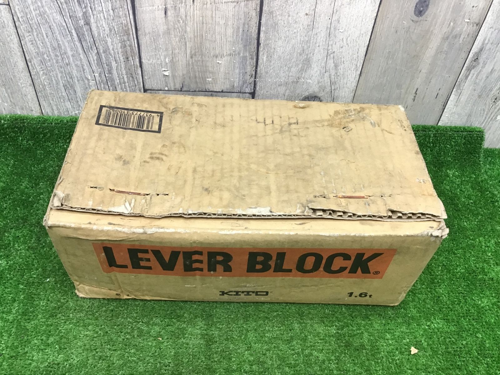 【未使用品】KITO(キトー) レバーブロック LB016 定格荷重1.6t　揚程1.5m△アクトツール富山店△吊