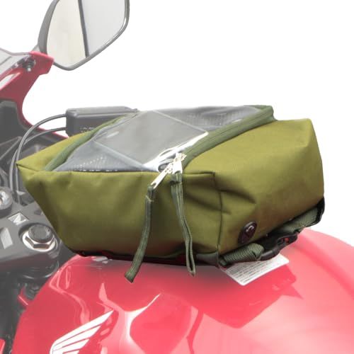 エンデュランス (ENDURANCE) バイク タンクキャリア+センターキャリアバッグ(カーキグリーン)セット モンキー125 JB05 CB250R MC52 CBR250RR MC51 CBR400R NC65 CB650R RH03 に 8237d9f5