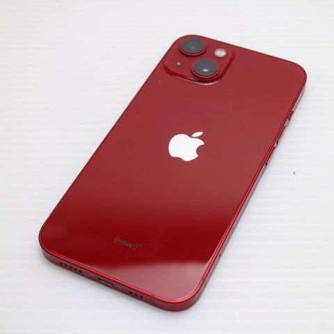 新品同様 SIMフリー iPhone13 128GB レッド 白ロム 本体 即日発送 土日