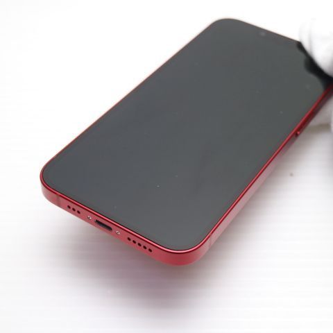 新品同様 SIMフリー iPhone13 128GB レッド 白ロム 本体 即日発送 土日