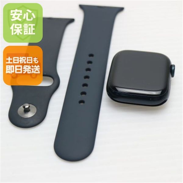 美品 Apple Watch Series8 41mm GPS+Cellular セルラー ミッドナイト スマホ 土日祝発送 即日発送 03000