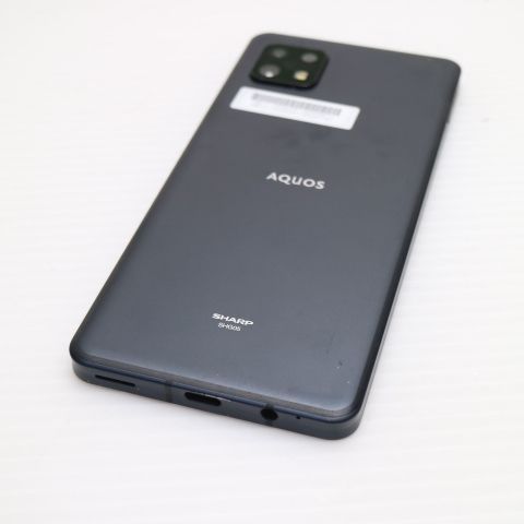 美品 AQUOS sense6 SHG05 ブラック スマホ 白ロム 本体 即日発送 土日
