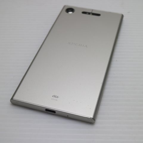 美品 SOV36 Xperia XZ1 シルバー スマホ 即日発送 スマホ 白ロム au