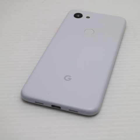超美品 Google Pixel 3a クリアリーホワイト スマホ 本体 白ロム 土日