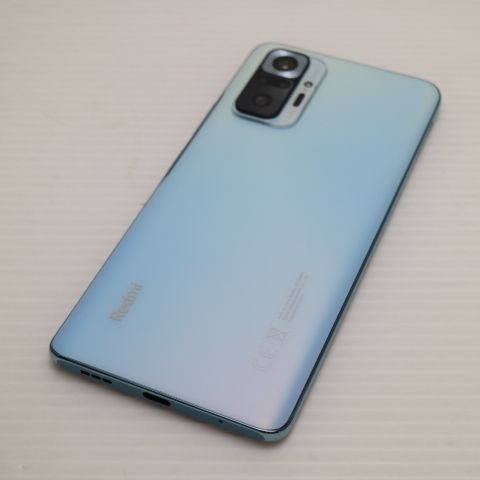 超美品 SIMフリー Redmi Note 10 Pro グレイシャーブルー 本体 即日