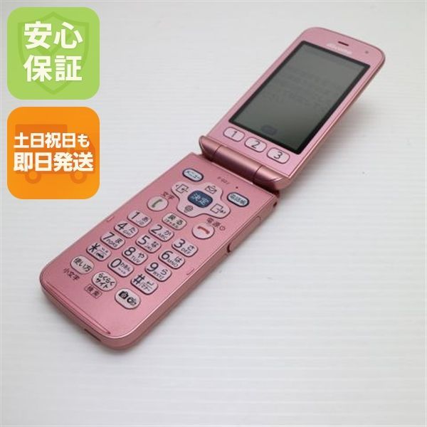 超美品 F-02J らくらくホン ピンク 即日発送 ガラケー DoCoMo 富士通 本体 白ロム 土日祝発送OK 03000
