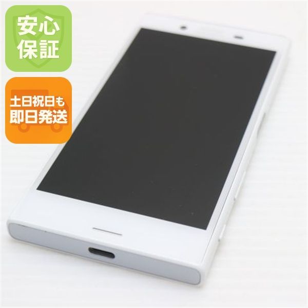 超美品 SO-02J Xperia X Compact ホワイト 即日発送 スマホ DoCoMo