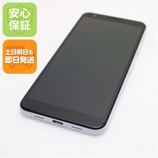 超美品 Google Pixel 3a クリアリーホワイト スマホ 本体 白ロム 土日