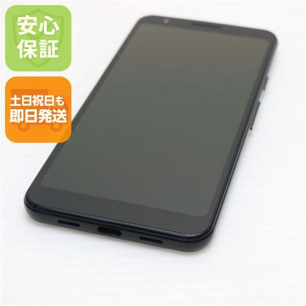 超美品 Google Pixel 3a ジャストブラック スマホ 本体 白ロム 土日祝