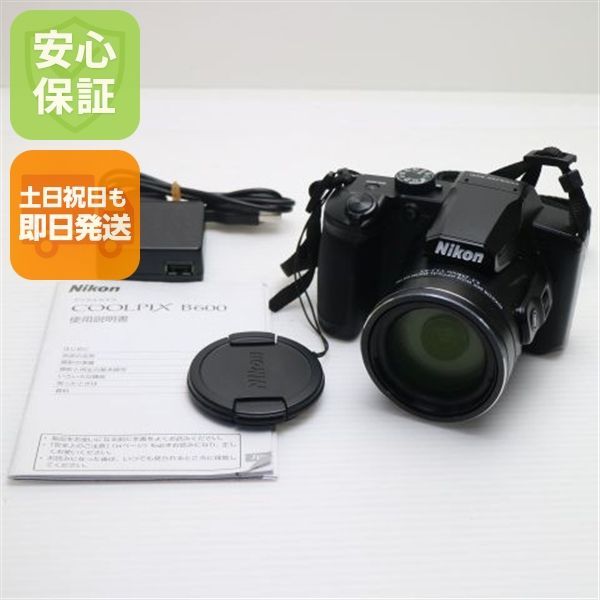 美品 COOLPIX B600 ブラック 即日発送 Nikon コンパクトデジタルカメラ 土日祝発送OK 03000