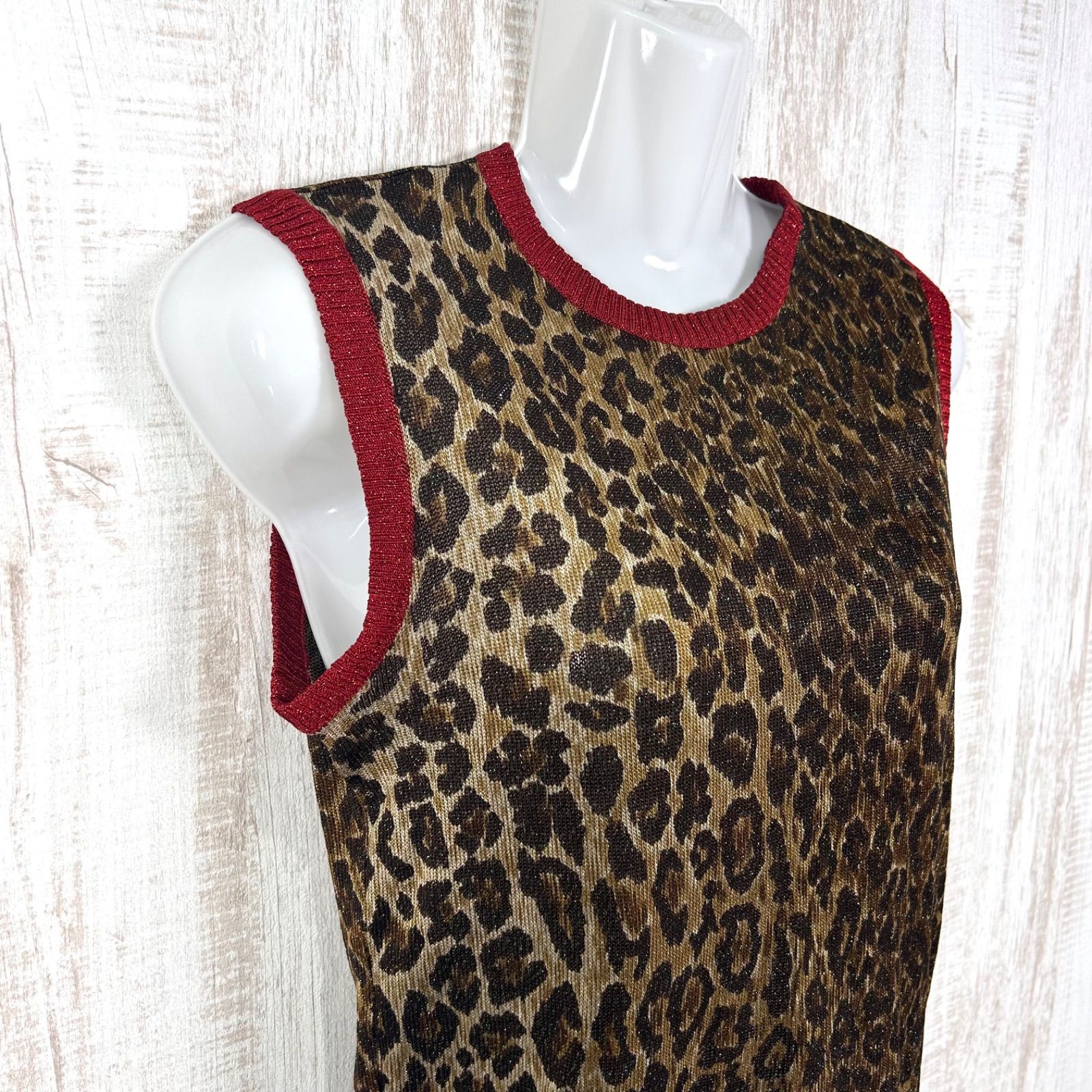 美品 00s D&G DOLCE&GABBANA ドルチェアンドガッバーナ レオパード