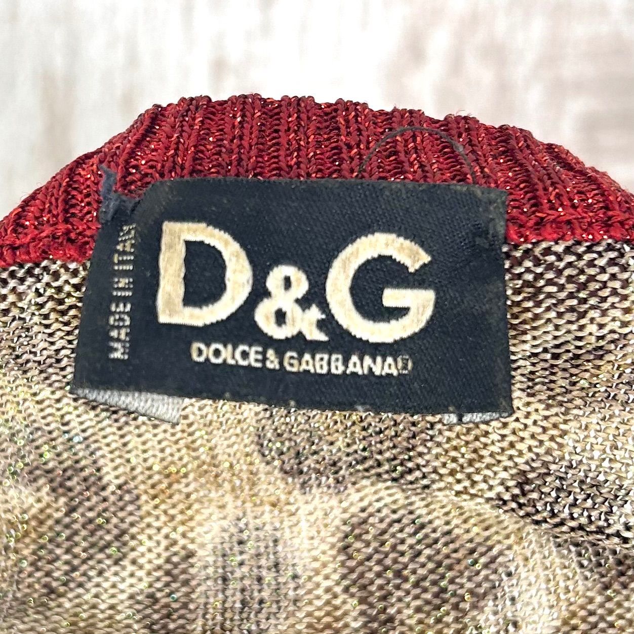 美品 00s D&G DOLCE&GABBANA ドルチェアンドガッバーナ レオパード
